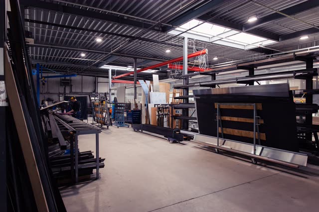 Fertigungshalle der K-Metallbau GmbH